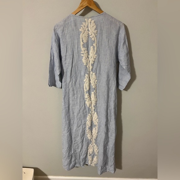 Roller Rabbit for Gorsuch Embroidered Tunic/Maxi Dress/Kurta Women’s Size Medium - Picture 10 of 10